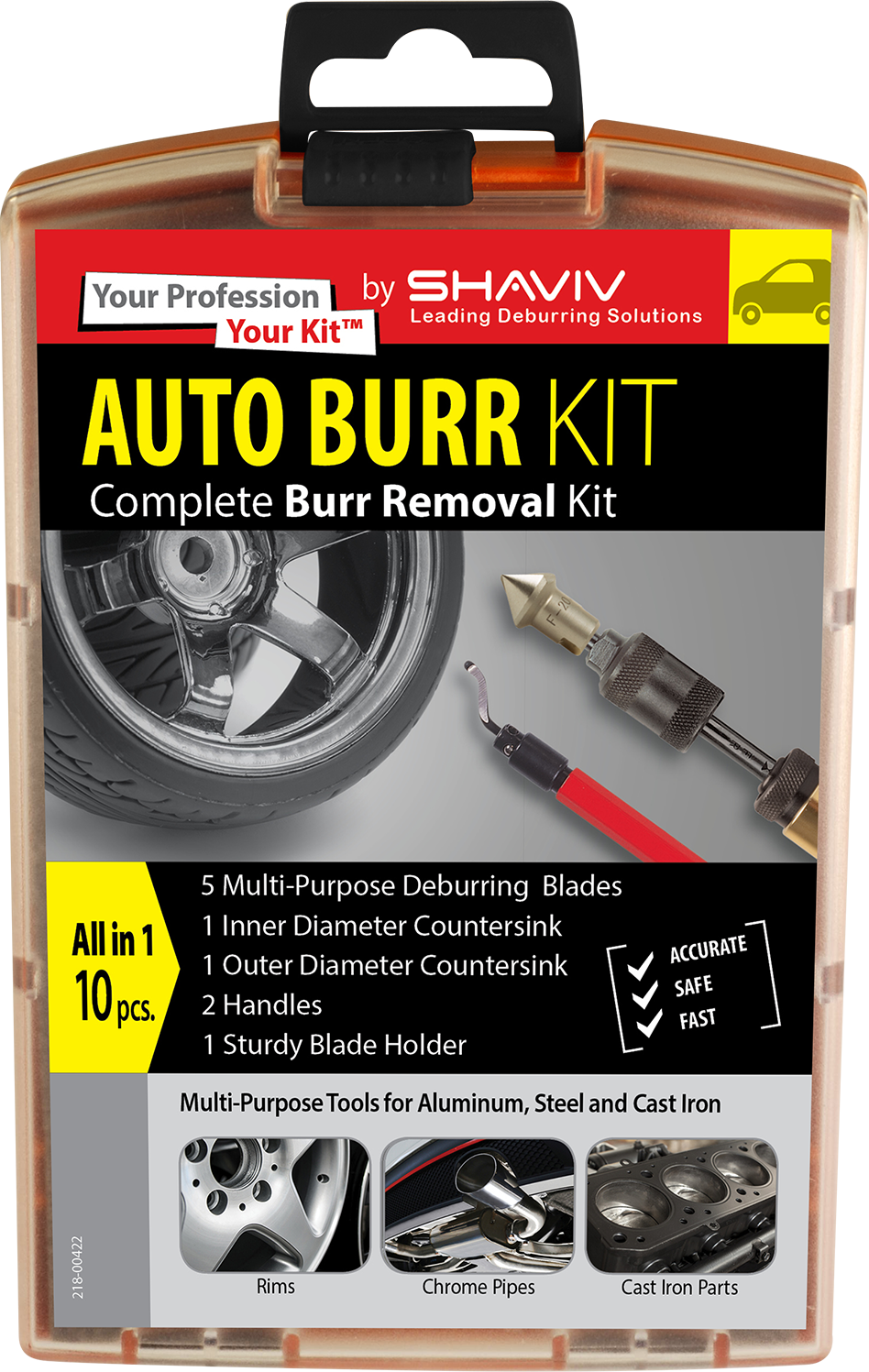 Vargus Router Burr Shaviv Kits - SHAVIV AUTO BURR KIT MI - Vargus