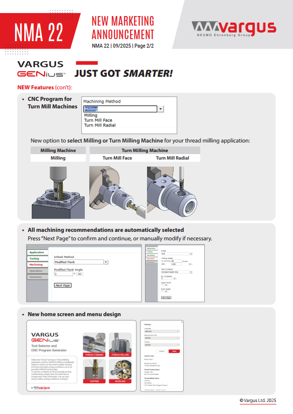 NMA 22 Major VARGUS Genius Update COVER