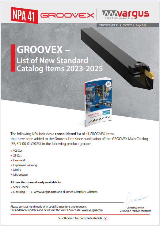 GROOVEX NPA 41 COVER